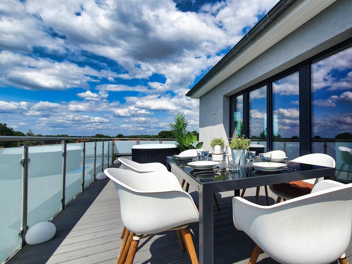 Penthouse Mit Whirlpool Im Herzen Von Niedersachsen Burgwedel  Extérieur photo