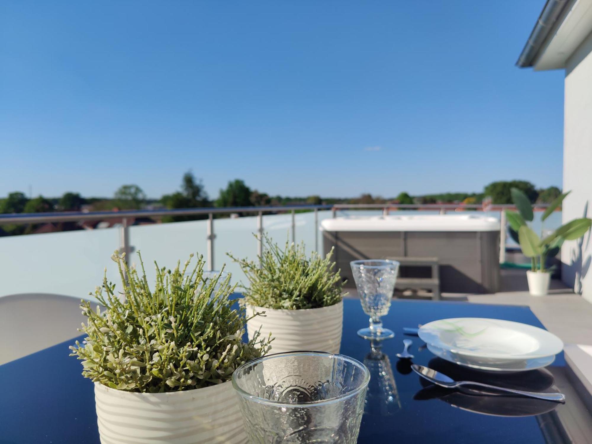 Penthouse Mit Whirlpool Im Herzen Von Niedersachsen Burgwedel  Extérieur photo